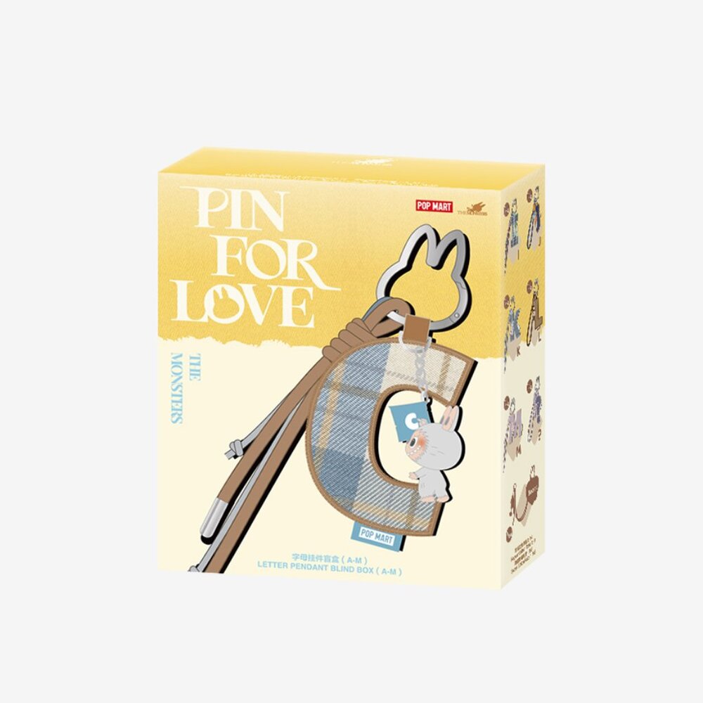 The Monsters x Labubu Pin for Love Letter Pendant - Sealed